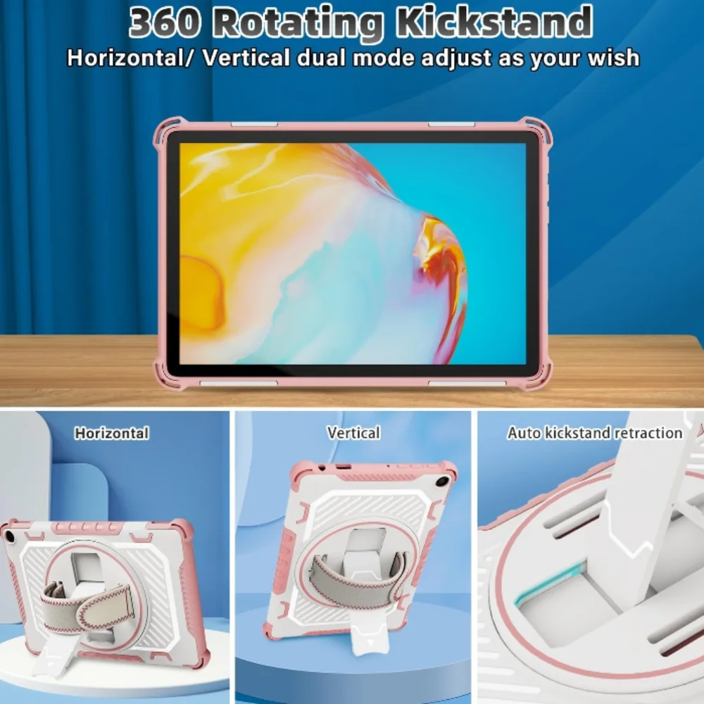 Roiskin Pink & White Multifunctional Tablet HD 10